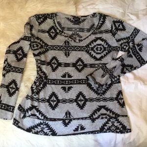 Grey & Black Sweater